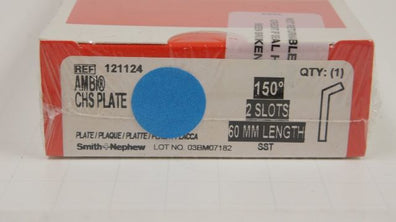 Smith&Nephew 121124 AMBI CHS Plate 150 degree 2 slots 60mm length (x)